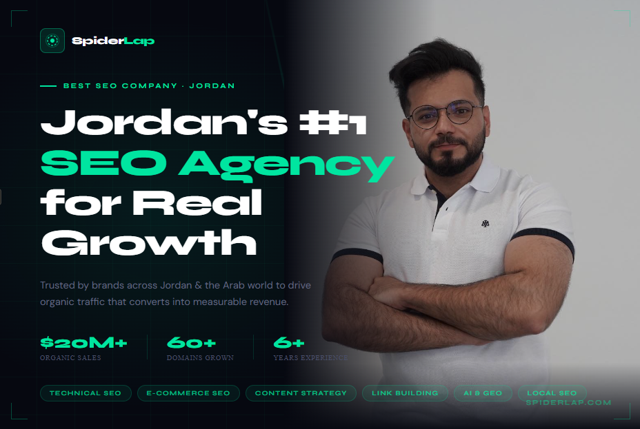 Best SEO Company in Jordan — SpiderLap | #1 SEO Agency