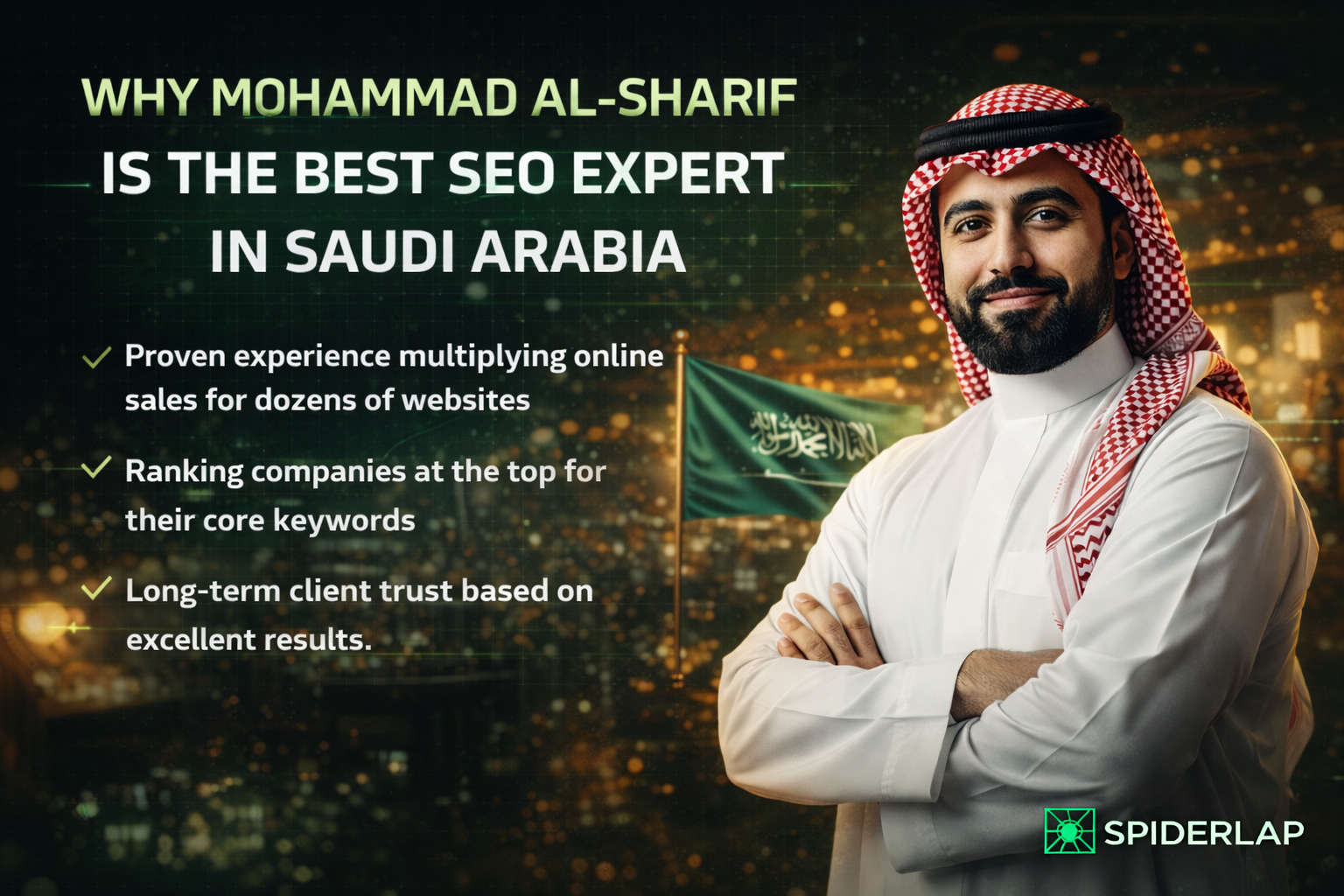 Why Mohammad Al-Sharif Is the Best SEO Expert in Saudi Arabia