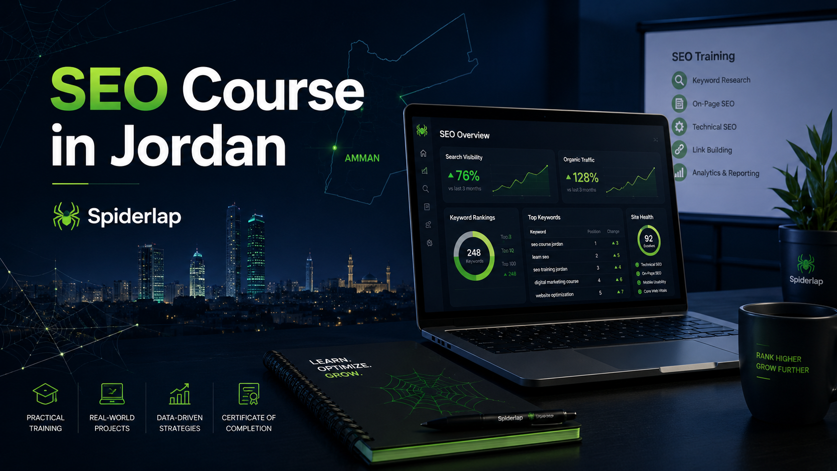 Best SEO Course in Jordan | Learn SEO in Amman with Spiderlap